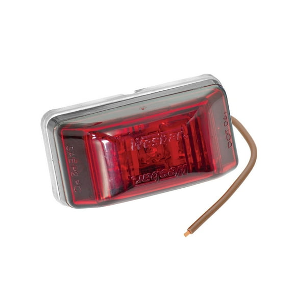 Wesbar 99 Series Lumière de Dégagement LED Rouge pour la Mini Lumière Imperméable Conçu pour les Zones 2x4
