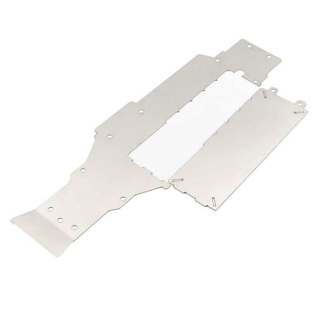 Tablero de protección delantera y trasera, protector de eje de de chasis para coche de Control remoto XV01 1/10 DIY
