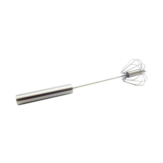Batidor de huevos semiautomático Herramienta de mezcla de acero inoxidable Crema de leche Batidor de mantequilla Mezclador Herramienta de cocina