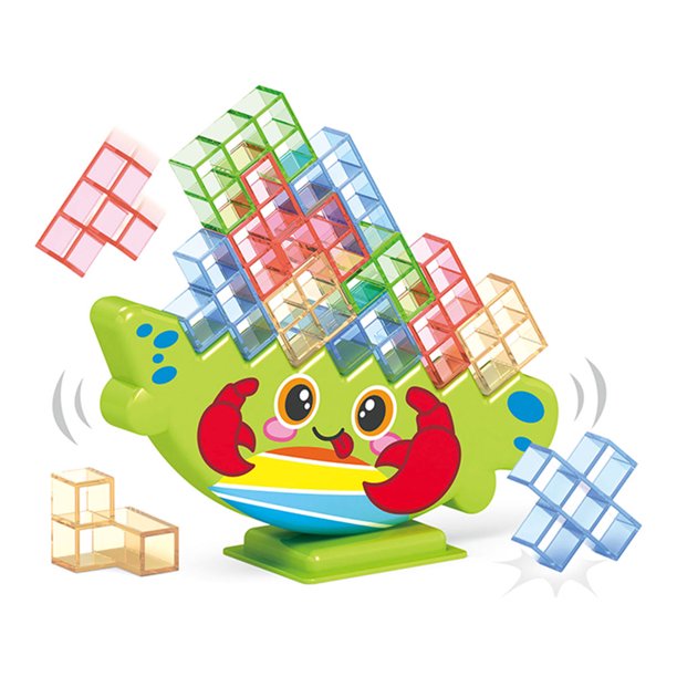 Juego de bloques de apilamiento de equilibrio de torre juego interactivo de equilibrio de torre equipo de bloques de construcción juguete para 2 jugadores + juegos familiares 20/36 Uds.
