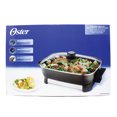 thumbnail image 2 of Sartén Eléctrico Con Antiadherente y Tapa de Vidrio Negro Oster Ckstskfm05 OSTER Sartén Tipo Buffetera CKSTSKFM05, 2 of 5
