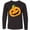AB-Black, variant on Inktastic Halloween Pumpkin Long Sleeve Youth T-Shirt