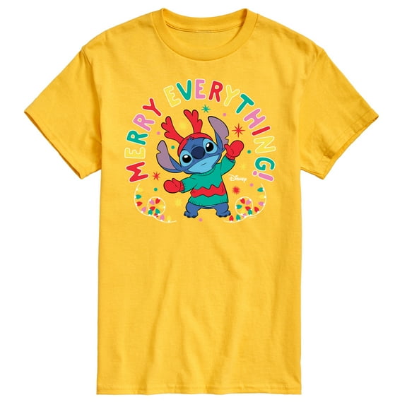 Lilo & Stitch - Merry Everything - Men's Short Sleeve Graphic T-Shirt