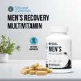 thumbnail image 2 of Wound Care Plus Men's Multivitamin – Comprehensive Vitamin & Mineral Blend with Vitamins A, B, C, D, E, Zinc – Supports Immune Health, Energy & Skin Wellness – 60 Capsules – Non-GMO, Gluten-Free, 2 of 8