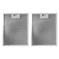 thumbnail image 1 of Lefu 2pcs Silver Cooker Hood Filters Metal Mesh Extractor Vent Filter 305 x 267 x 9mm, 1 of 8