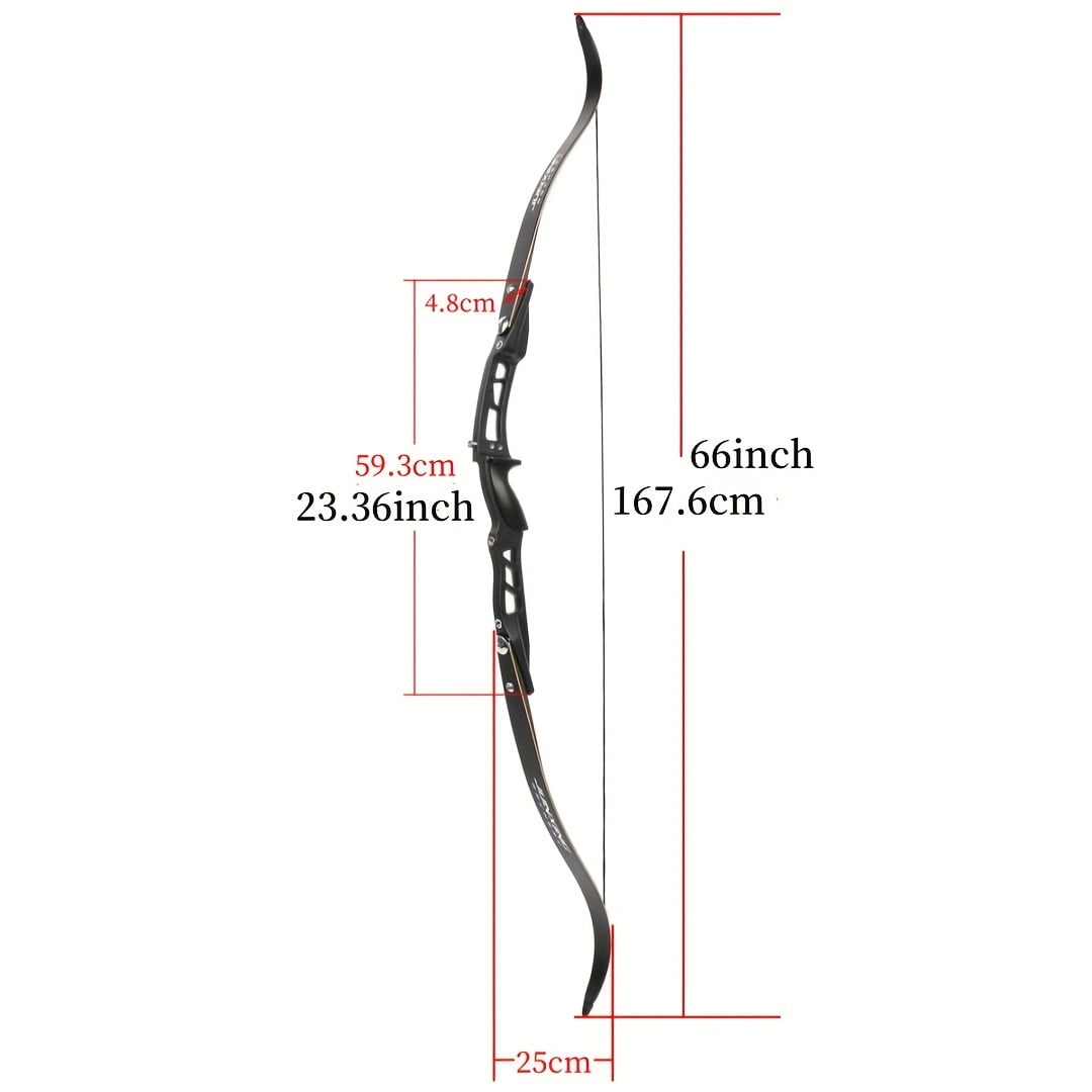 1 Set 40lbs Aluminum Alloy Recurve Bow for Archery Competition, Outdoor Hunting and Shooting - Recurve Bow Kit, Target Practice, Lightweight Design, Durable Construction, Precision Engineering