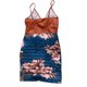 thumbnail image 3 of VISgogo, minivestido ajustado para mujer, estampado Floral, cuello en V, sin mangas, vestido de tirantes, vestido de verano con tirantes finos envuelto a la cadera, vestido de fiesta para discoteca VISgogo moda, 3 of 7