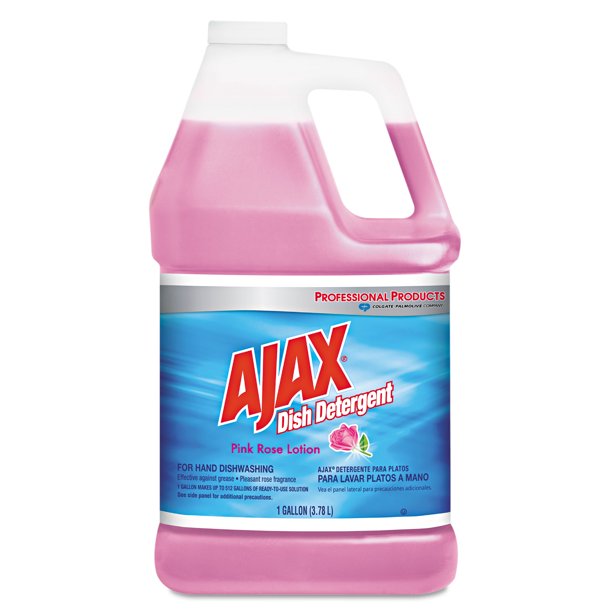 Ajax Dish Detergent, Pink Rose, 1gal Bottle