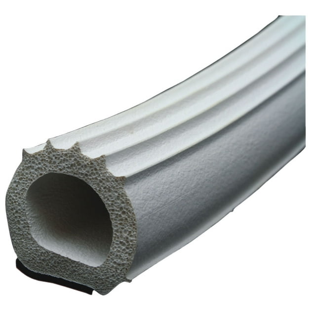 AP Door Window Channel Seal 018-1097 Ribbed D Seal; Mounts With Red HATS Tape; White Foam