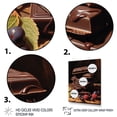 thumbnail image 3 of Designart "Dreamy Chocolate Delights II" Food & Beverage Floater Framed Wall Decor, 3 of 7