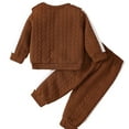 thumbnail image 3 of MEZZALL Boys Outfits Sets Toddler Versatile Knitted Pullover Sweater Pants Outfits Fall Winter Warm Kids Clothes Soft Comfortable Casual Playwear Classic Baby Dailywear, 3 of 9