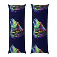 thumbnail image 2 of Bingfone Body Pillow Cover Long Pillow Case With Zipper Decorative Bedding Pillowcase 20"X54" Soft Cushion Pillow Case For Bedroom-Howling Wolf, 2 of 8