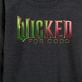 thumbnail image 3 of Wicked: Part 2 -  For Good Logo - Women's French Terry Long Sleeve Pullover, 3 of 5