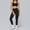 Solid, variant on PISONIC 2pcs Women's Full Yoga Suit - Full-Body Workout Attire, Solid Color Slim-Fit Gym Wear Suitable for Yoga, Running, Gym - Machine Washable, Year-Round Wear
