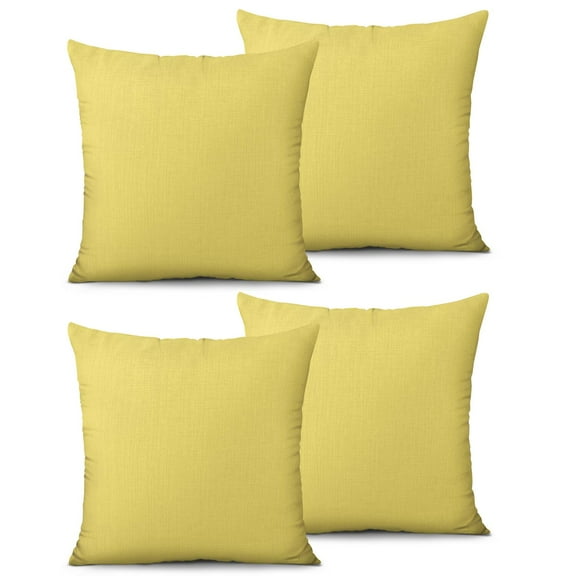 Zezuxiaoqiaoa Yellow Pillow Covers 16*16 Inch Set Of 2 for Room,sofa
