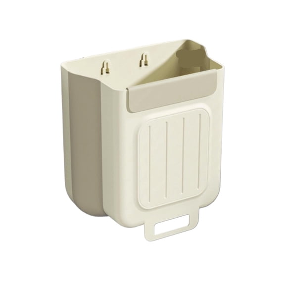 Foldable Kitchen Trash Can, Foldable Hanging Trash Can for Kitchen Cabinet Door, Collapsible Waste Bin for Under Sink, Wall Mounted Garbage Can for Kitchen and Office