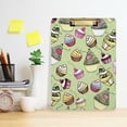 thumbnail image 6 of Coolnut Cartoon Cake Clipboard A4 Standard Size Decorative Clipboard with Low Profile Metal Clip for Students Men Women Classroom and Office Gifts, 6 of 7