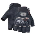 thumbnail image 5 of Guantes de seguridad anticaída para montar a caballo, de medio dedo, antideslizantes, resistentes al desgaste, para carreras de motociclismo y ciclismo, 5 of 5