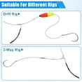 thumbnail image 2 of Dragging Weights for Catfishing, 5pcs Rattle Snake Dragging Weights No Snag Sinkers Dragging Drift Weight for Trolling Drifting Bottom Bouncing Snagless Catfish Sinkers Tackle Gear, 2 of 8