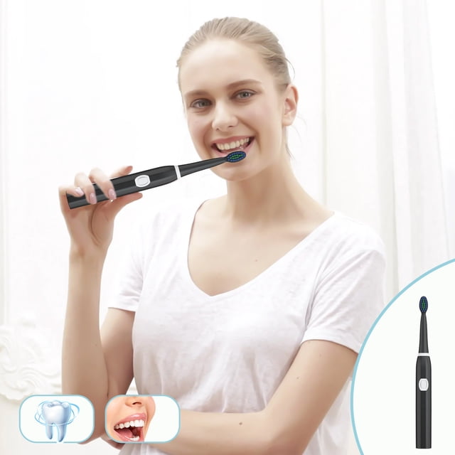 Danhjin Electric Toothbrush Electric Toothbrush,, Low Noise, Portable, Smart Timer Electric Toothbrush IPX7 Water Electric Toothbrush Vibration