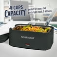 thumbnail image 3 of Nostalgia 32 oz. Portable Heated Lunch Box - Black, 3 of 8