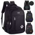 thumbnail image 5 of Zodiac Signs Adult Adjustable Belt Polyester 15.6 in Laptop Backpack, Blue, 5 of 5