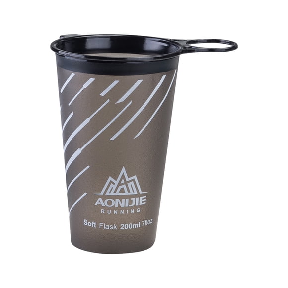 Botella de agua plegable Yuarrent 200 ml Gris