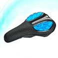 thumbnail image 3 of FUTUREORYY 1Pc Blue Silicone Bike Saddle Comfortable for Long-time Cycling 11.0*6.7*1.6in, 3 of 8