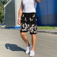 thumbnail image 5 of Daiia Japanese White Crane Mens Woven Stretch Pajama Short,Short Pajama Pants-Large, 5 of 9