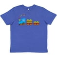 thumbnail image 3 of Inktastic Colorful Toy Train Youth T-Shirt, 3 of 5