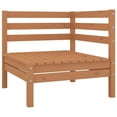 10piece garden lounge set solid pine honey brown