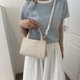 thumbnail image 5 of Bolso tejido a mano para mujer, Bolso de compras, Bolso de viaje y monederos, Bolso de mano (blanco), 5 of 7