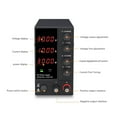 thumbnail image 3 of Adjustable DC Power Supply 30V 10A LED Lab Power Supply 60V 5A Voltage Regulator Stabilizer Switching Bench Source ,Voltage Consistency, 3 of 5