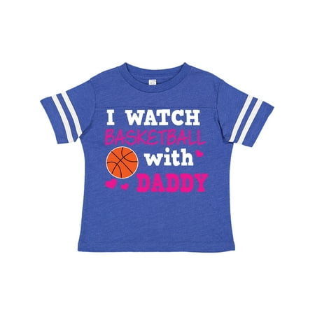 

Inktastic I Watch Basketball with Daddy Gift Toddler Boy or Toddler Girl T-Shirt