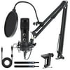 USB Microphone with Mute SwitchProfessional CardioidCondenser Podcast Microphone