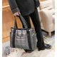 thumbnail image 4 of LHSHID Quilted Hobo Bag Nylon Shoulder Crossbody Bag Padding Down Cotton Handbag Purse Soft Fluffy Large Totes Top Handle Bag, 4 of 8