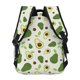 thumbnail image 4 of Disketp Green Avocado Mochila Estampada para Hombre y Mujer – Mochila Ligera Clásica con Múltiples Bolsillos para Universidad, Trabajo y Viajes-One Size, 4 of 5