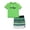 green, variant on Boys' 2-Piece Shark Rashguard Swim Set Color: blue Size: 6