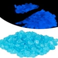 thumbnail image 2 of Gustave 300Pcs Glow in The Dark Rocks Luminous Pebbles Stones Glow Rocks for Fish Tank Aquarium Garden Outdoor Walkway Home Decor "Blue", 2 of 9