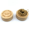 thumbnail image 4 of Rustic Wedding Wood Ring Holder Wedding Ring Bearer Wooden ring Box Engagement Engraving Wooden Rings Box, 4 of 9