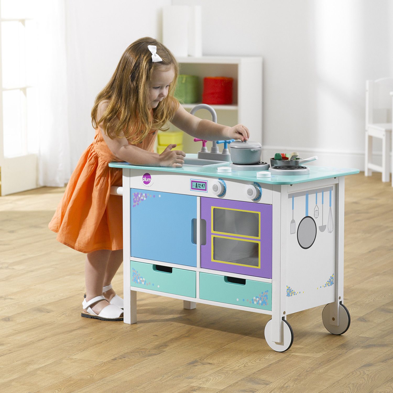 Plum Play Cook-a-Lot Trolley Wooden Play Kitchens - image 3 of 12