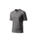thumbnail image 5 of Fexilor Men's Short Sleeve Henley Shirts,Textured Jacquard Casual Button-Up Tops, 5 of 7