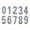 B, variant on Reflective Mailbox Numbers Sticker - Holographic Vinyl Glitter Numbers for Mailbox 3 Pcs Self Adhesive Waterproof Mailbox Number for Outside, Door, Garbage Bins, Address Number