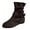 Brown, variant on Slouchy Ankle Boots for Women Round Toe Flats Shoes Ankle Strap HIgh Top Fall Booties