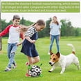 thumbnail image 2 of Juguetes para perros Balón de fútbol con correas, juguetes interactivos para perros para tira y afloja, pelotas duraderas para perros Copa del Mundo para perros pequeños y medianos (6 pulgad, 2 of 5