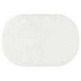 thumbnail image 1 of REGALWOVEN Oval Shaggy Bathroom Rugs Absorbent Soft Bathroom Mat White 20" x 32", 1 of 6