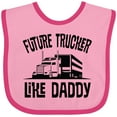 thumbnail image 3 of Inktastic Future Trucker Like Daddy Boys or Girls Baby Bib, 3 of 4