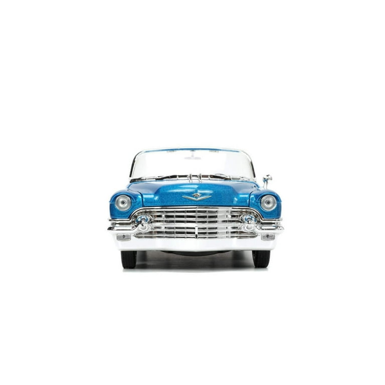 Jada M&M's 1956 Cadillac Eldorado Diecast Car with Blue Figure, 1