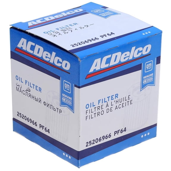 ACDelco OEM Oil Filter GM PF64F For Chevrolet Camaro Malibu Equinox Traverse 2.0L L4 2013-2023