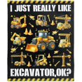 thumbnail image 2 of Tractors Trucks Blanket Gifts for Boys Girls, Really Like Excavator Flannel Throw Blanket Soft & Warm Bed Couch Living Room Blanket for Kids Adults\u2014All Season X-Small 30x40In (Toddler) Pet, 2 of 6